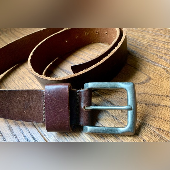 Eddie Bauer full grain leather Size 32” - Picture 5 of 10